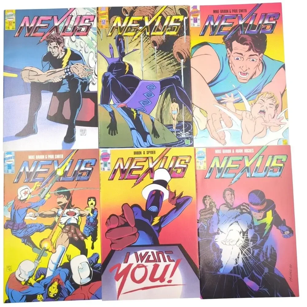 Nexus Comic Lot of 6 Issues #51, 52, 54-57 First Comics Modern Age